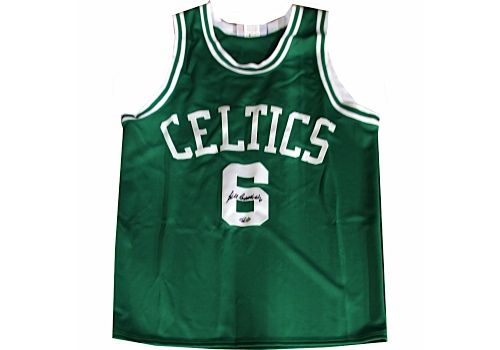 Bill Russell Autographed Green Celtics Jersey (HWC Auth)